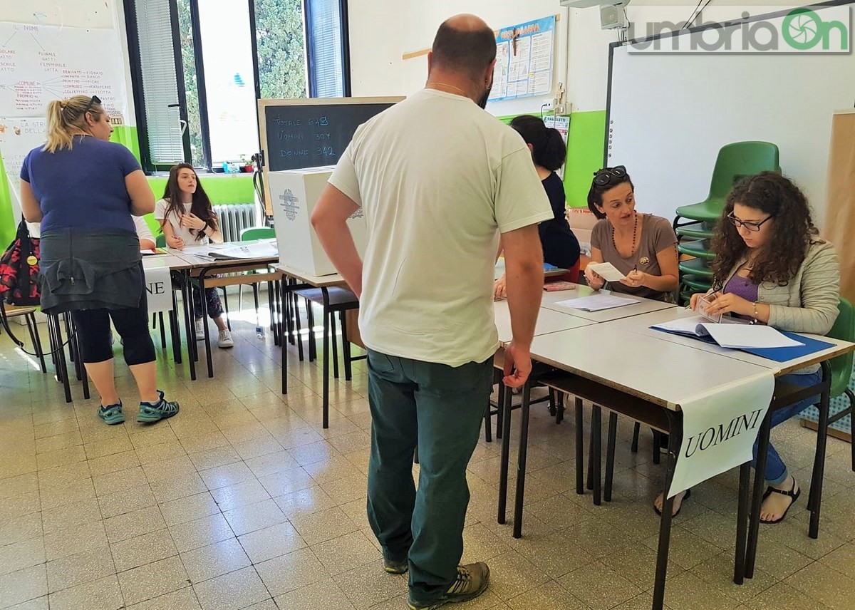 Terni elezioni amministrative, seggio Oberdan - 10 giugno 2018 (3)