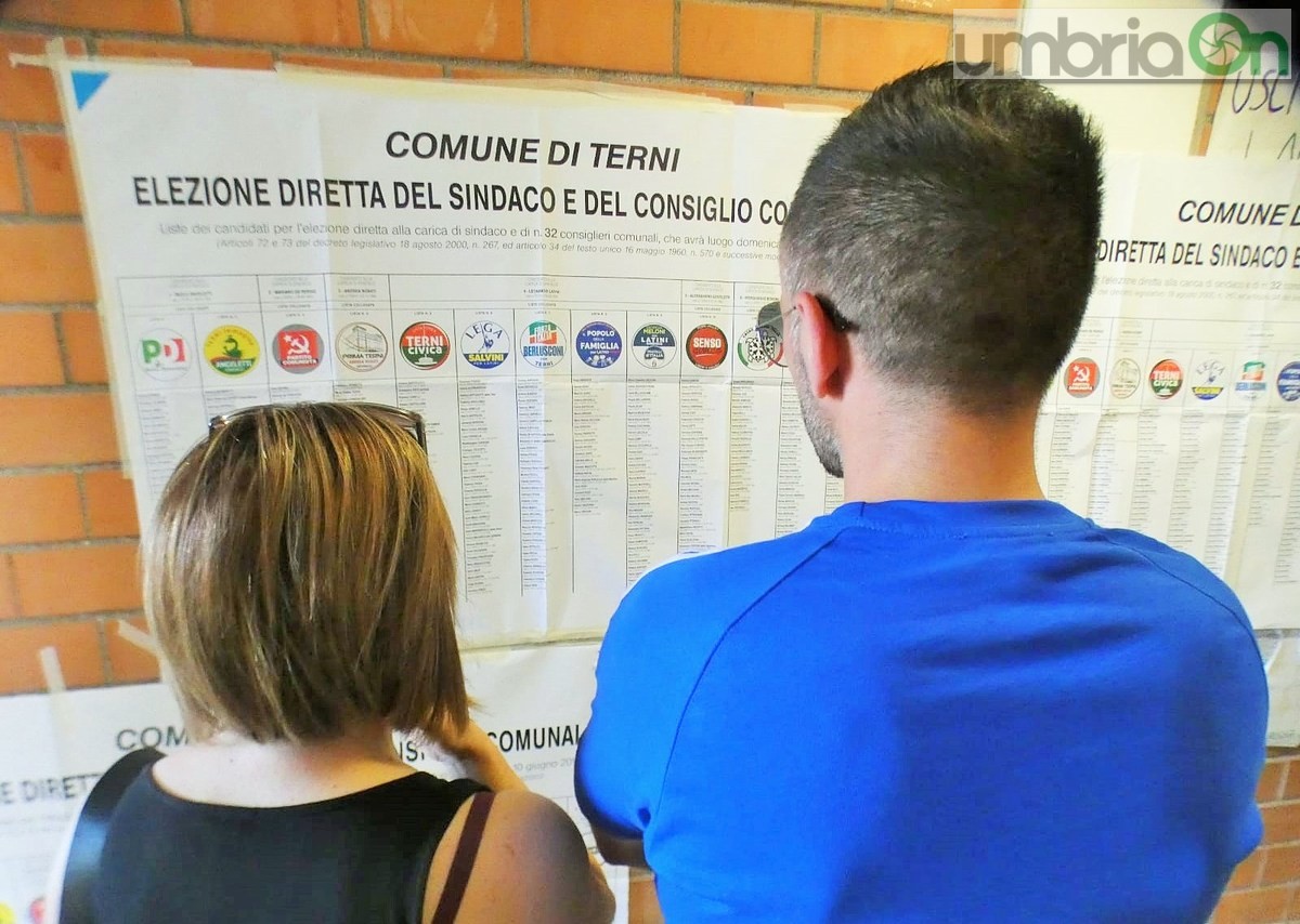 Terni elezioni amministrative, seggio scuola Fatati - 10 giugno 2018 (4)