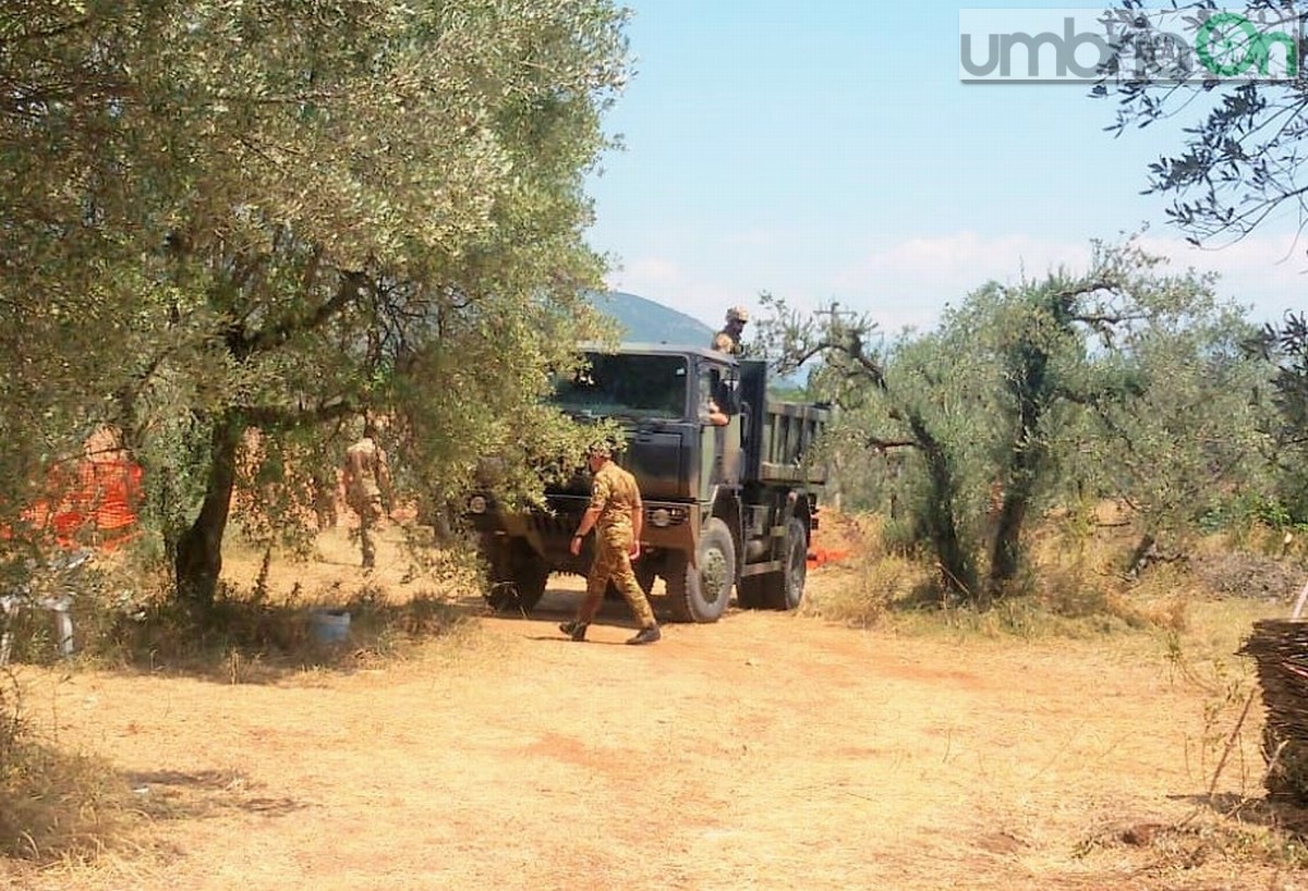 Bomba Terni Cesi disinnescata, trasporto - 29 luglio 2018 (1)