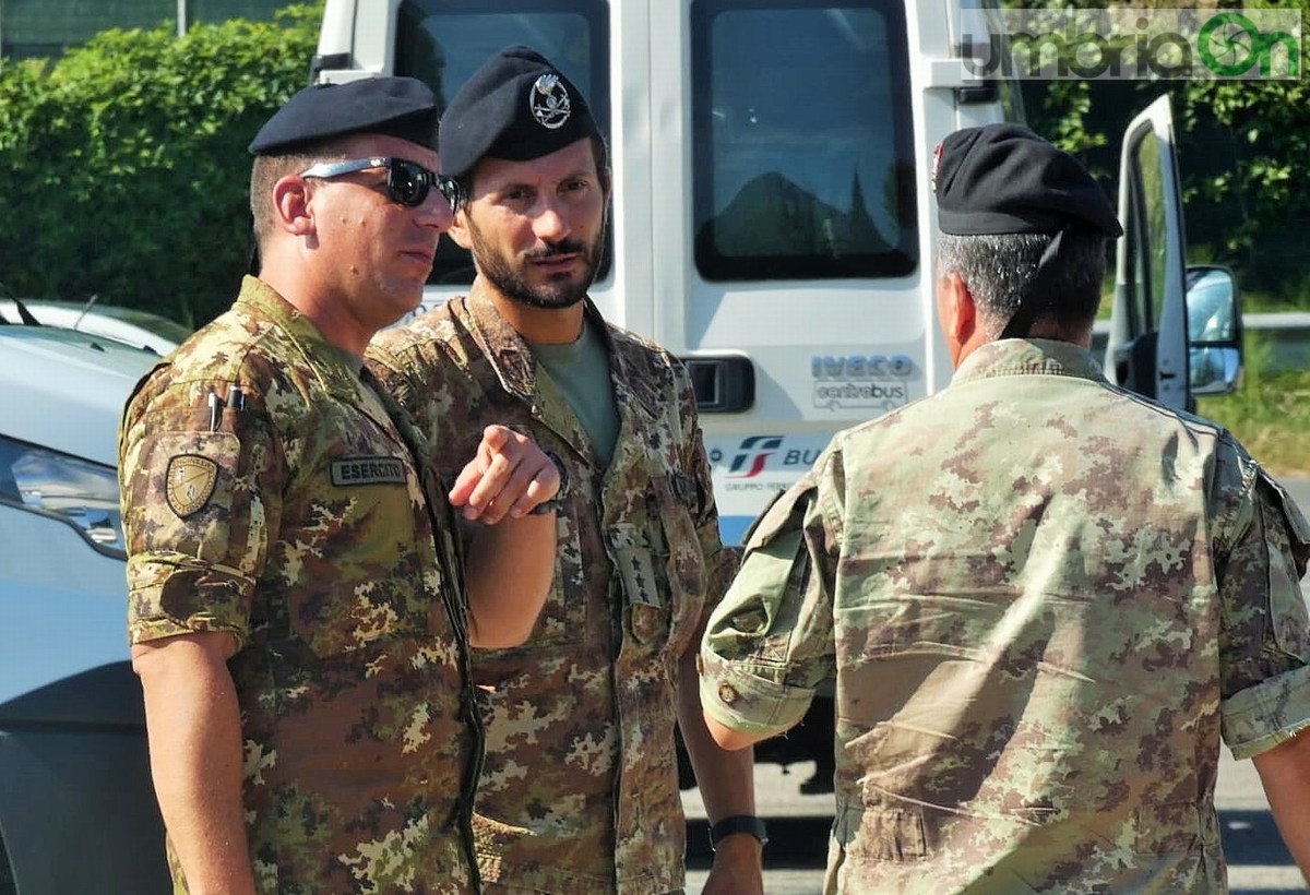 Terni, bomba a Cesi, arrivo Esercito 2 - 29 luglio 2018 (1)