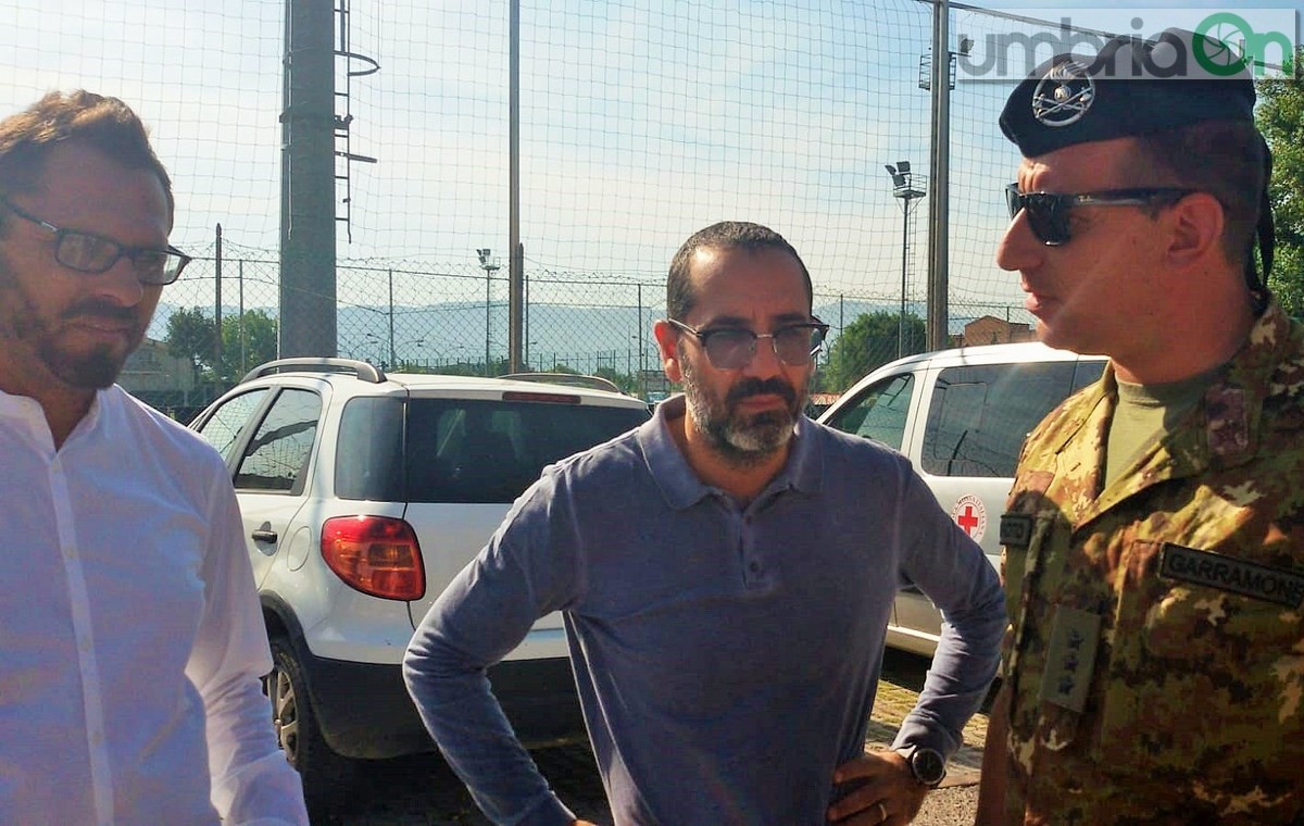 Terni, bomba a Cesi, arrivo Esercito 2 - 29 luglio 2018 (2)