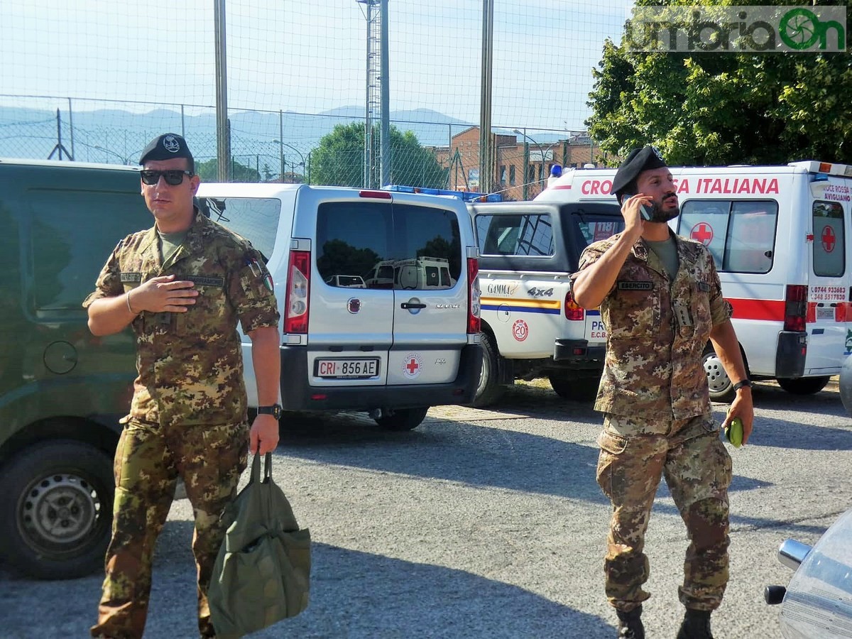 Terni, bomba a Cesi, arrivo Esercito - 29 luglio 2018 (7)