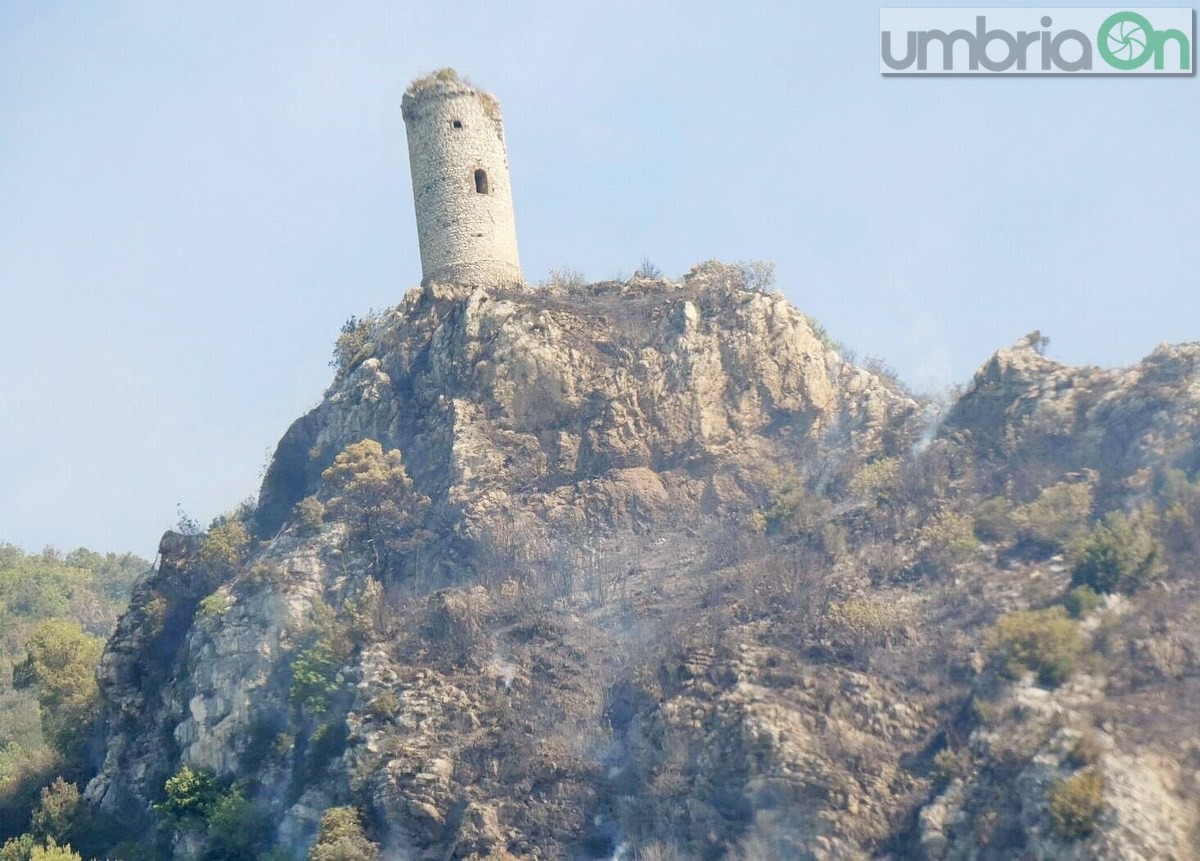 Incendio Rocca San Zenone, Valserra Terni - 9 agosto 2017 (3)