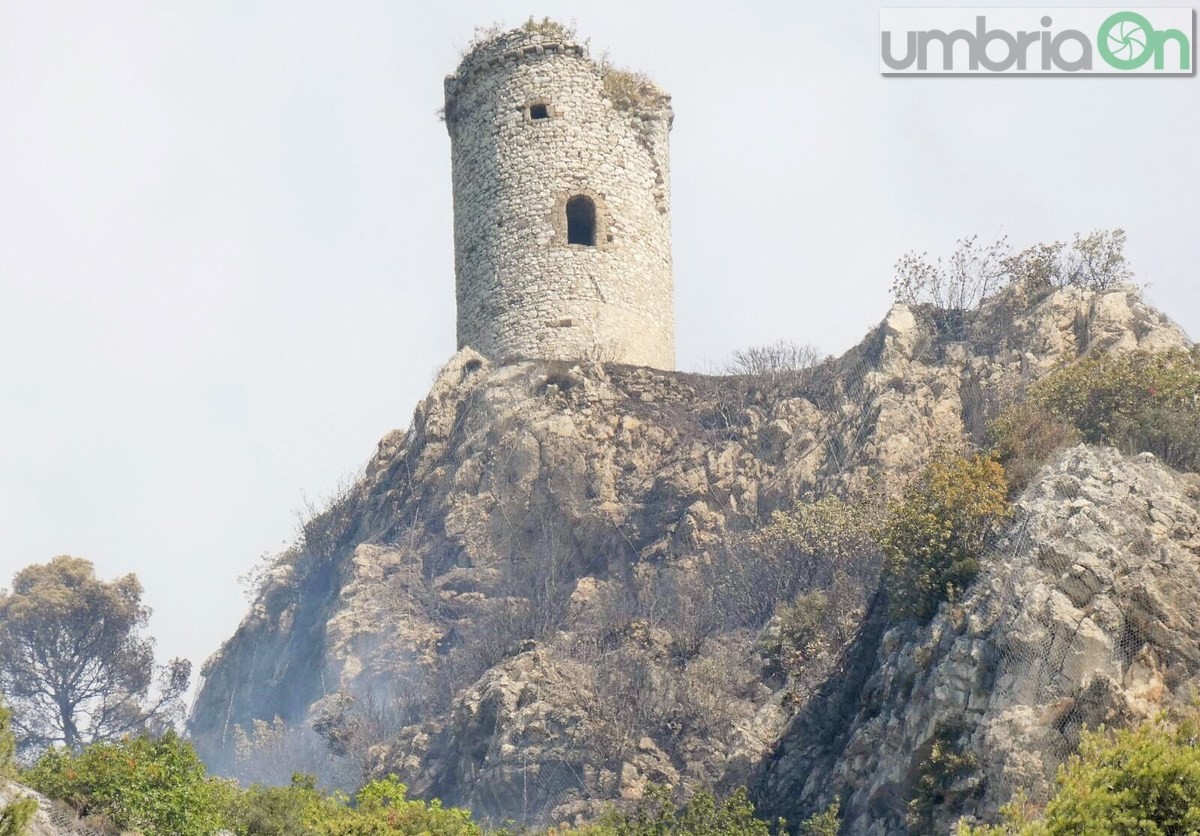 Incendio Rocca San Zenone, Valserra Terni - 9 agosto 2017 (4)