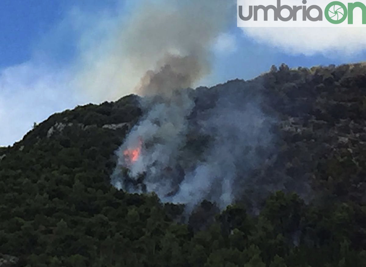 Nuove fiamme venerdì pomeriggio