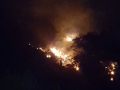 terni incendio rocca san zenone notte (2)