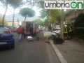 Terni incidente viale dello stadio 25 ottobre