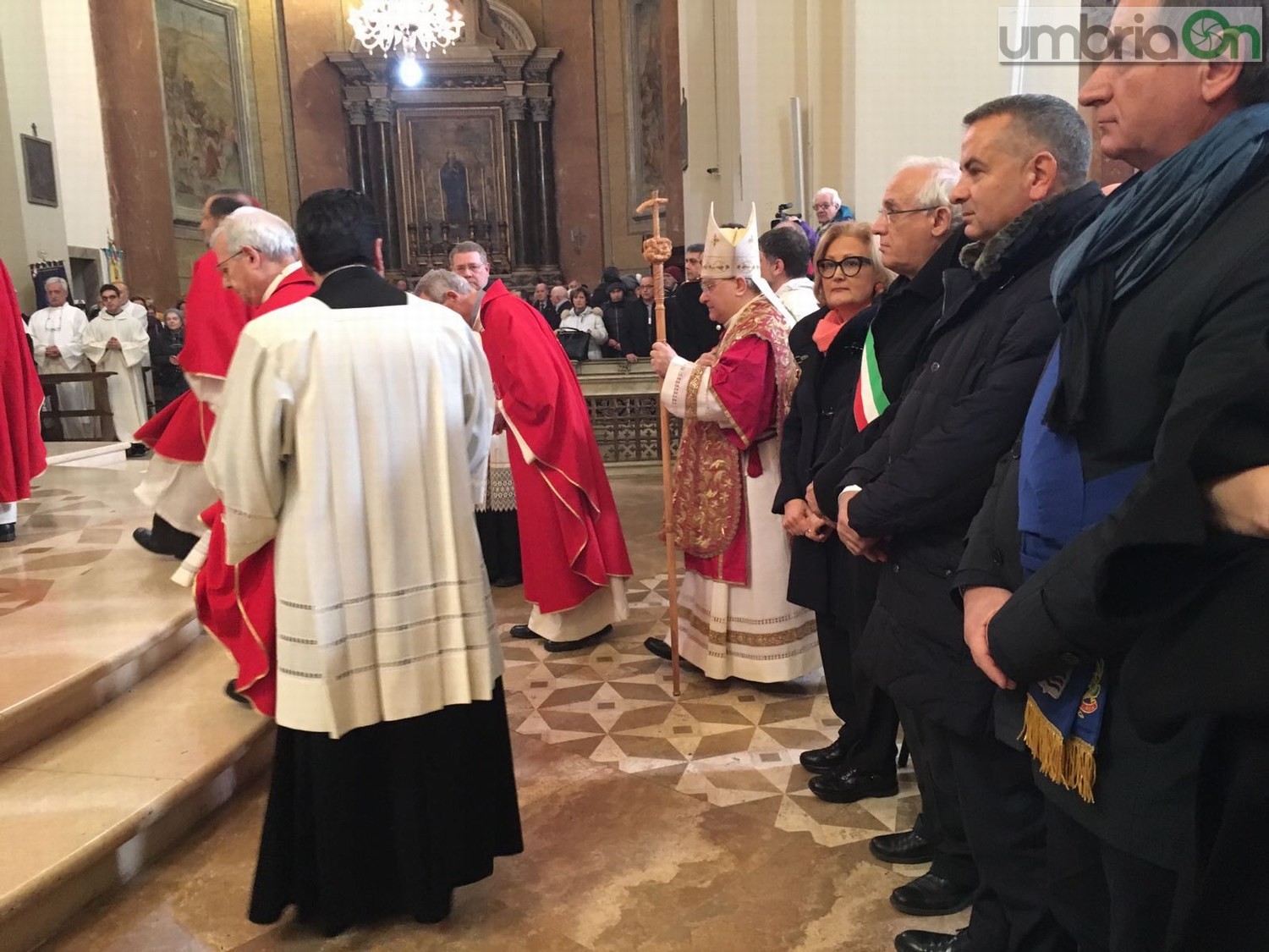 San Valentino, messa in cattedrale duomo Terni - 14 febbraio 2017 (2)