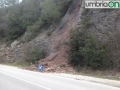 Terni strada della Val di Serra frana (1)