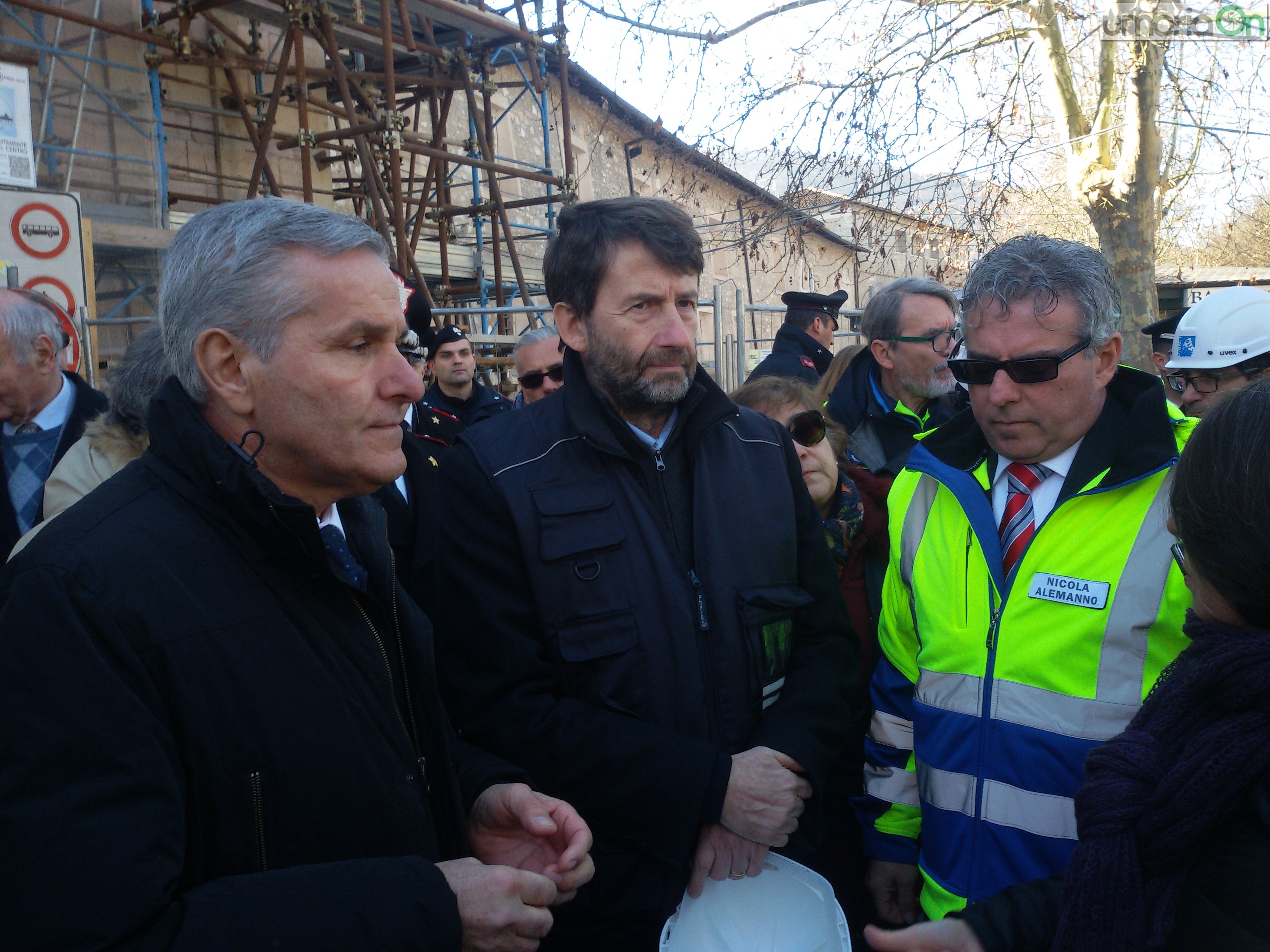 Franceschini Norcia visita sisma