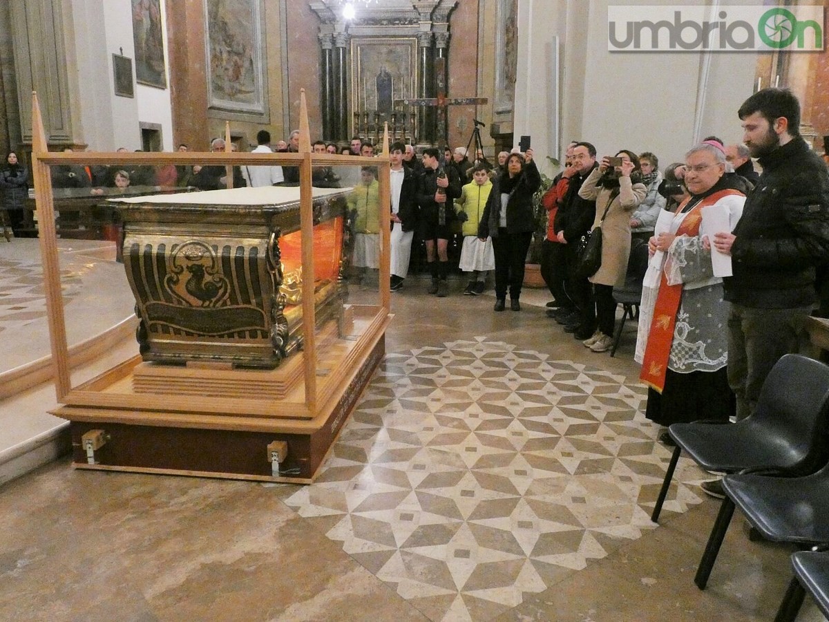 Arrivo San Valentino reliquie al duomo Terni - 10 febbraio 2018 (2)