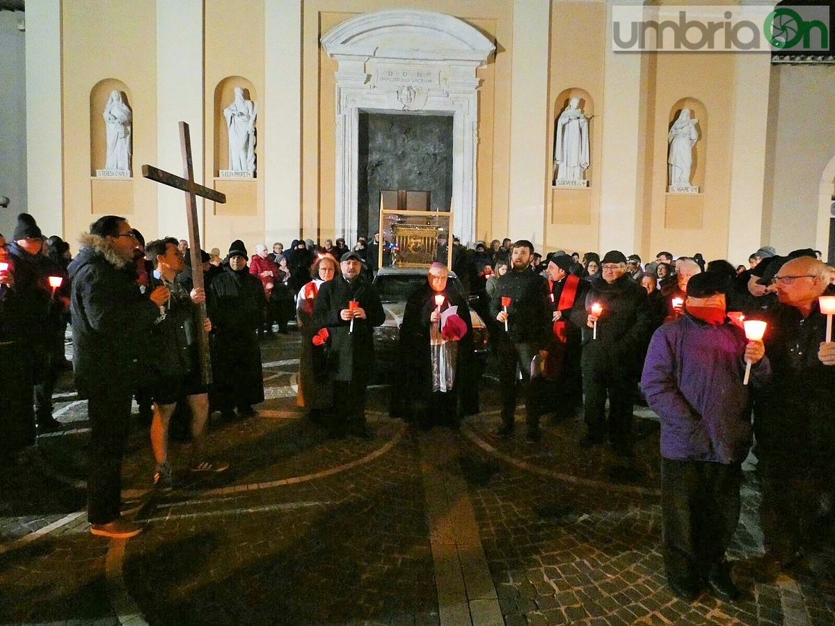 Processione trasferimento reliquie San Valentino Terni - 10 febbraio 2018 (8)