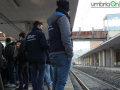 Ternana tifosi trasferta stazione Frosinone ferrovie