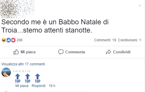 babbo natale di troia