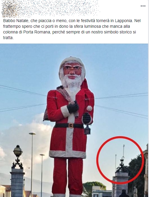 babbo natale foligno sfera