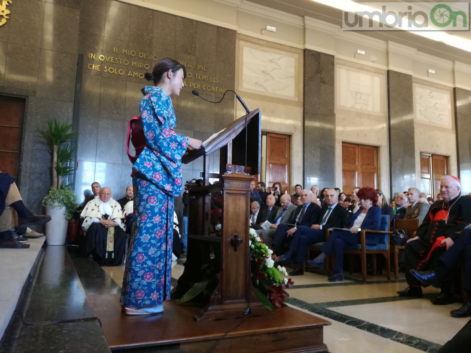 Giapponese Giappone stranieri Perugia università inaugurazione anno accademico
