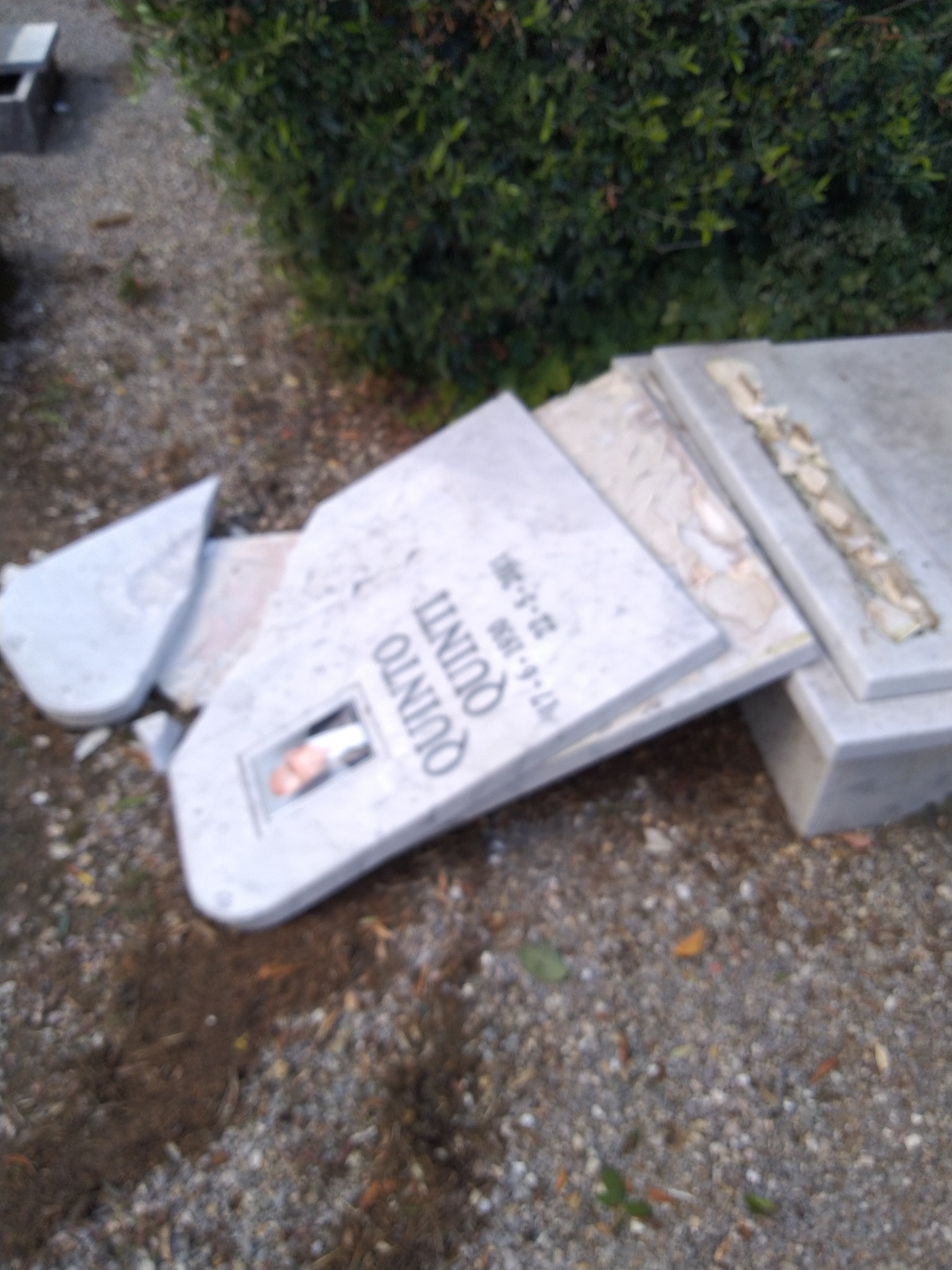 tombe distrutte cimitero castiglione 3