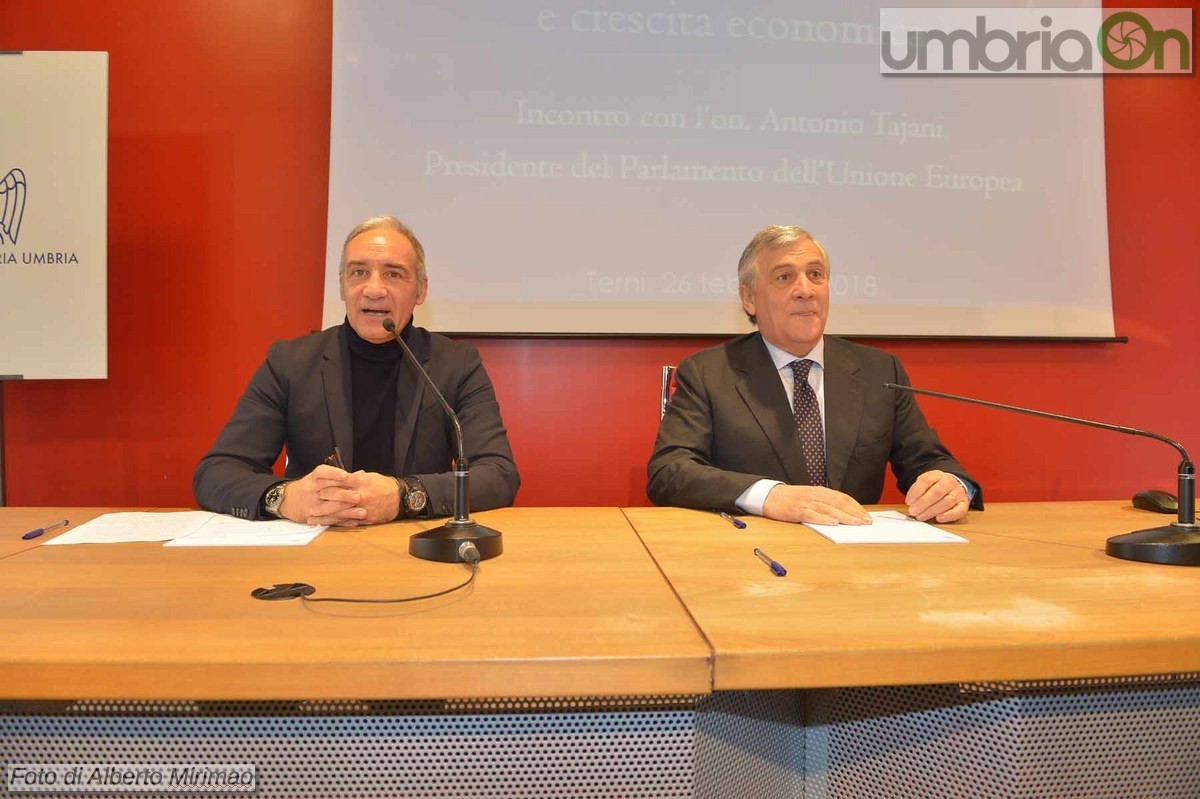 Visita Antonio Tajani a Terni, Confindustria e largo Frnakl - 26 febbraio 2018 (39)