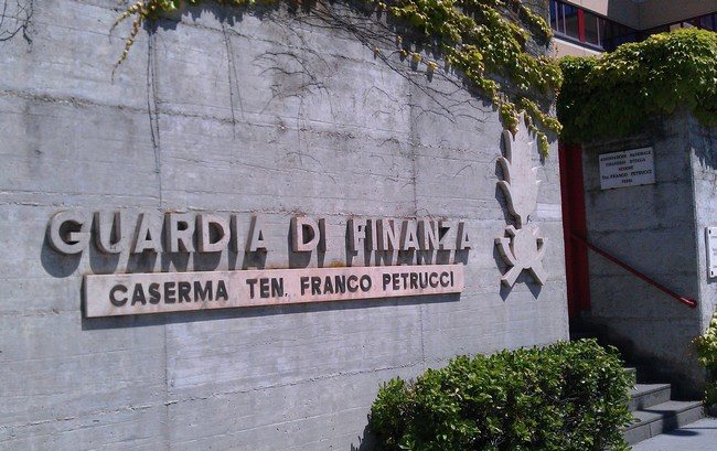 La sede della Guardia di Finanza di Terni
