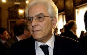 il presidente della Repubblica, Sergio Mattarella