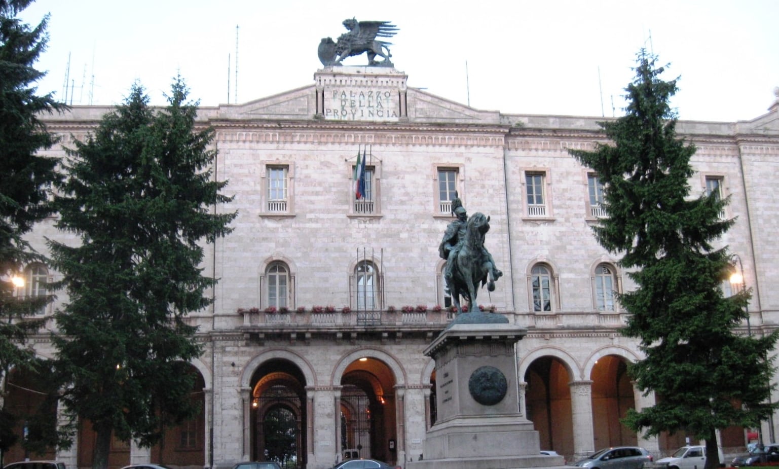 La sede della Provincia di Perugia
