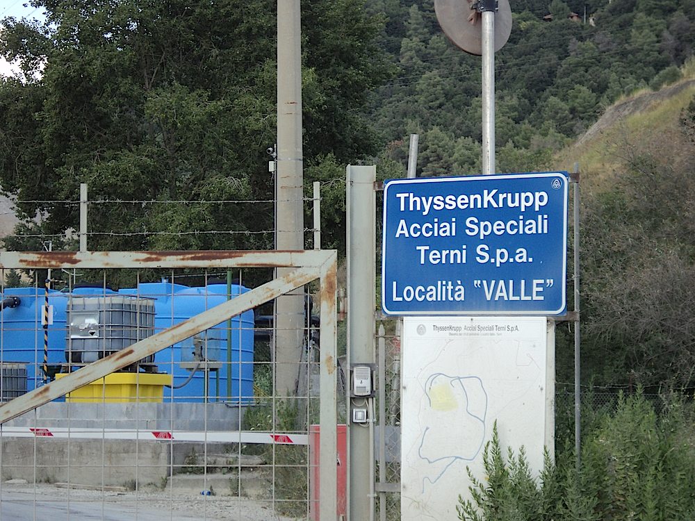 L'ingresso della discarica