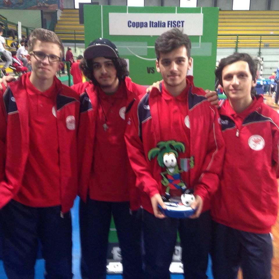I campioni d'Italia ‘Under’ 19 di subbuteo