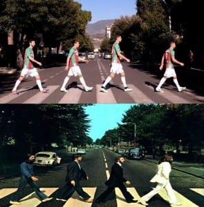 Beatles in versione rossoverde