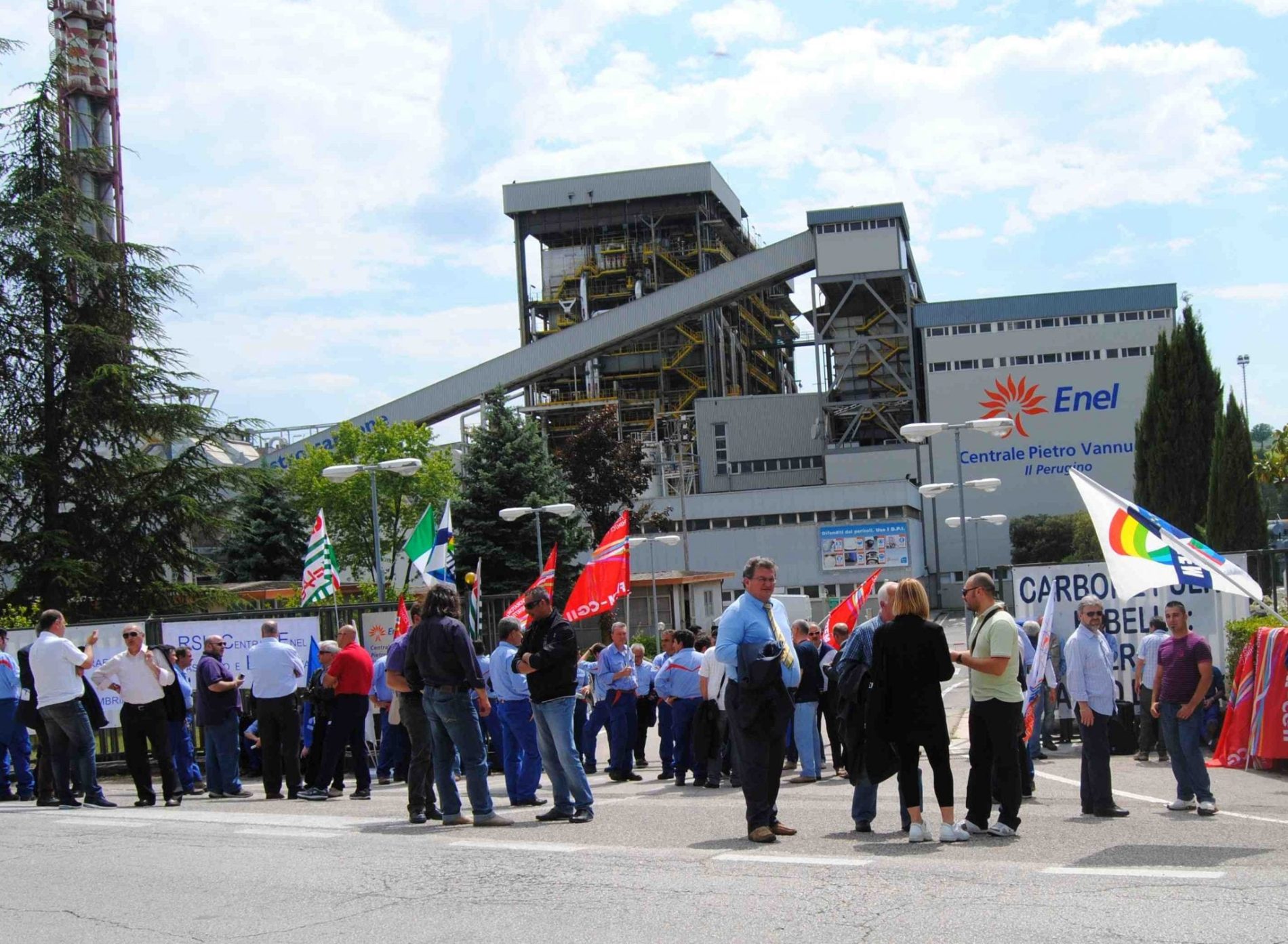 La centrale Enel di Bastardo