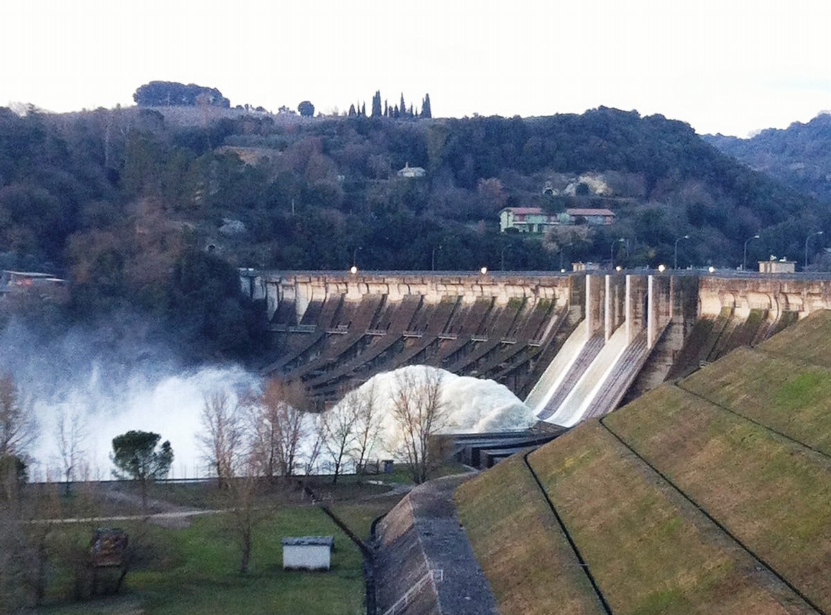 La diga di Corbara