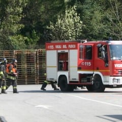 Terni, allarme incendio: colpa dei freni