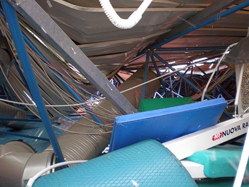 Crollo del palasport, condannati quattro ternani