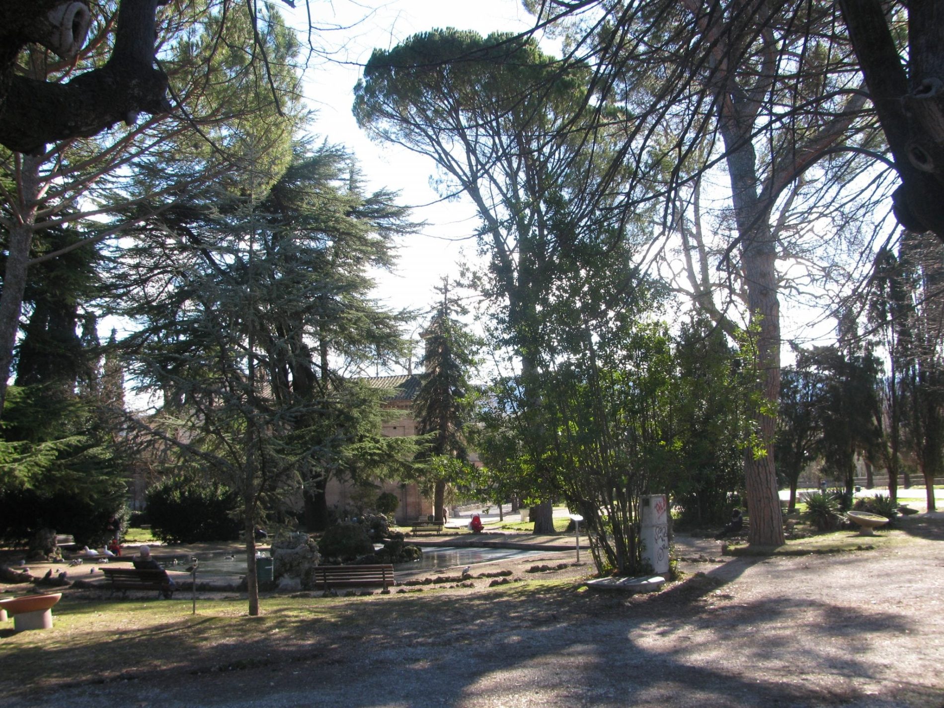 Il parco della 'Passeggiata' a Terni