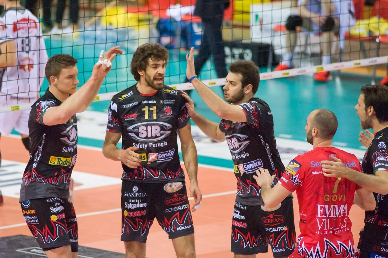 Sir Safety Perugia, riprende la corsa in SuperLega