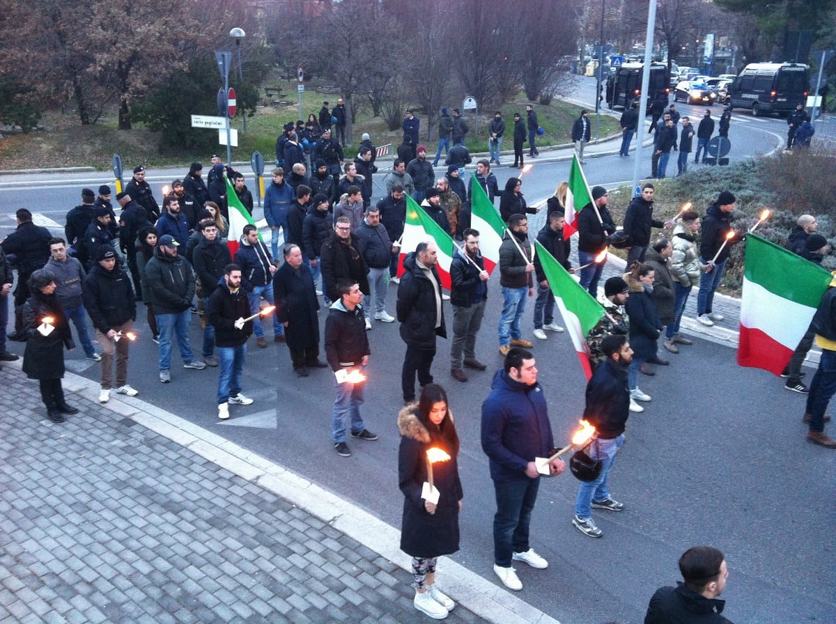 Terni, Casapound ricorda le vittime delle Foibe
