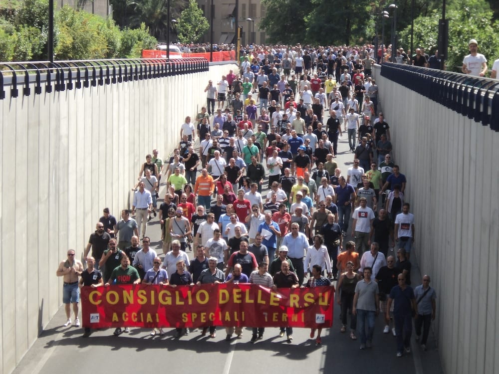 Uno sciopero alla Tk-Ast