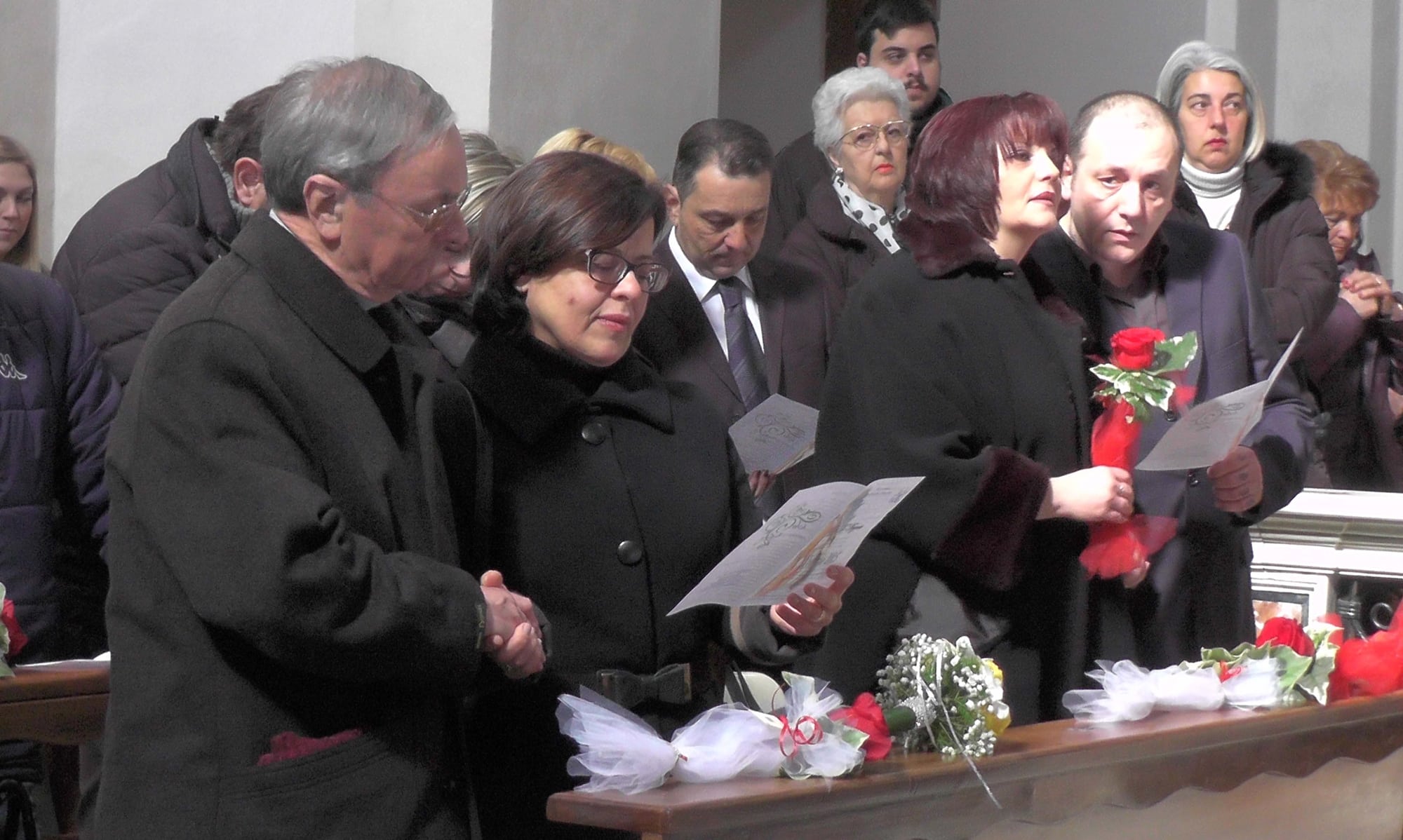 Un momento della celebrazione