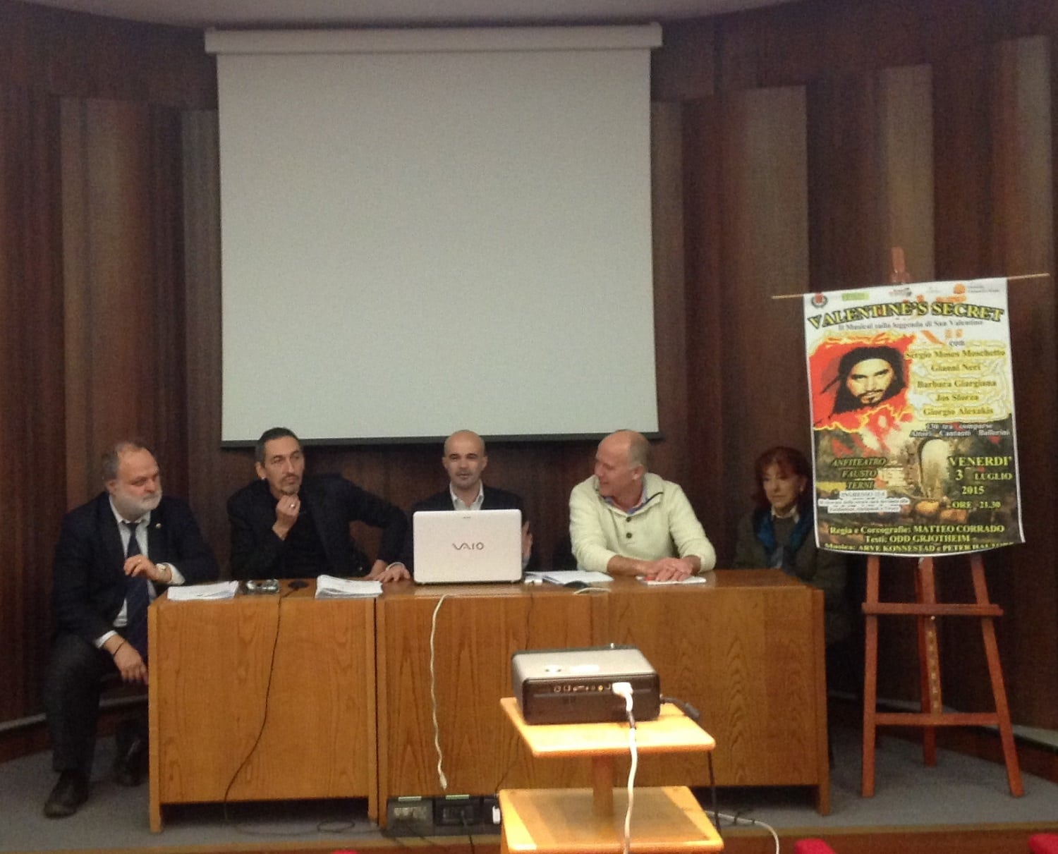 La presentazione dell'evento