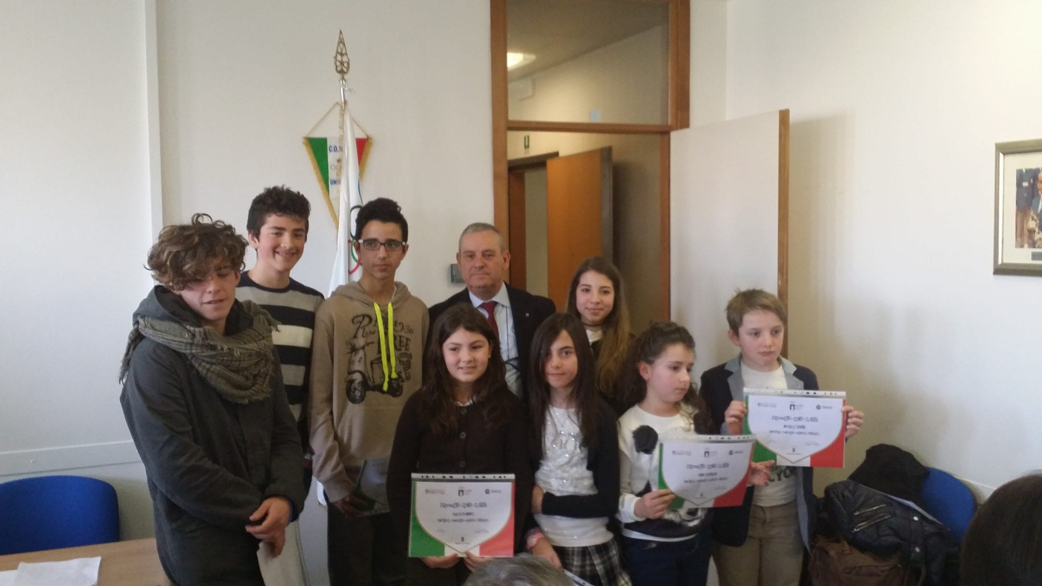 Coni, premiati i ragazzi del ‘Cento Classi’