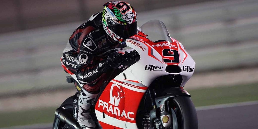 Danilo Petrucci in Qatar (foto Team Pramac Racing)