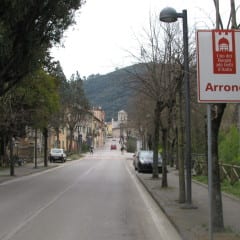 ‘Tirreno-Adriatico’, i ciclisti ad Arrone