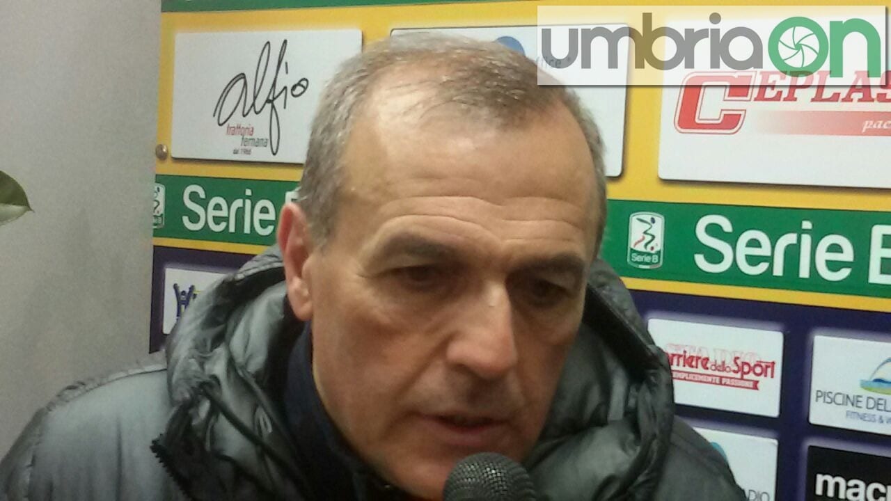 Ternana-Carpi, il post-partita di Castori