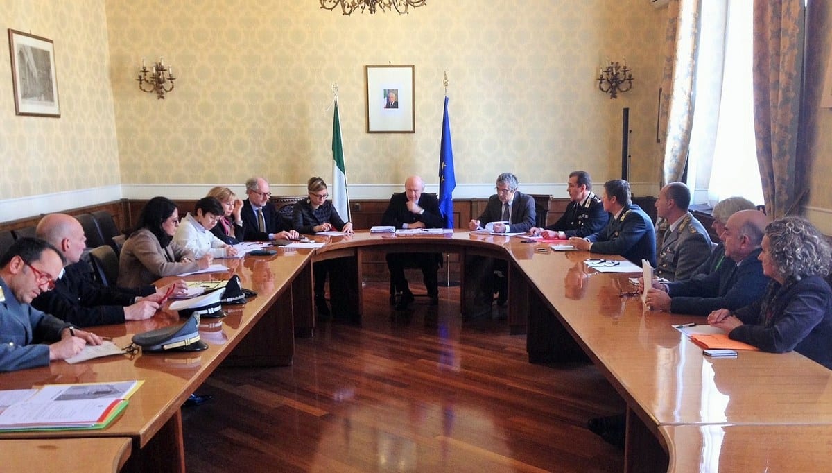 Il tavolo in prefettura