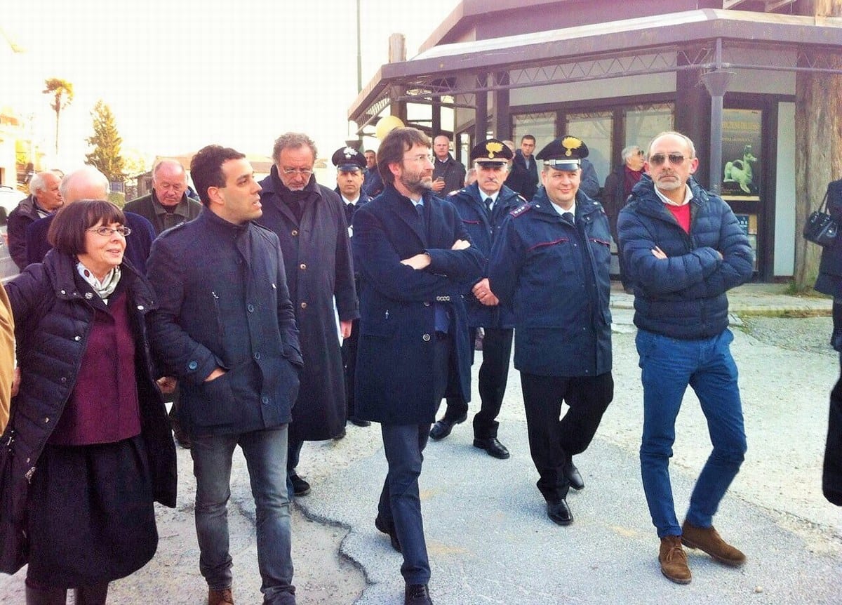 Il ministro ad Amelia