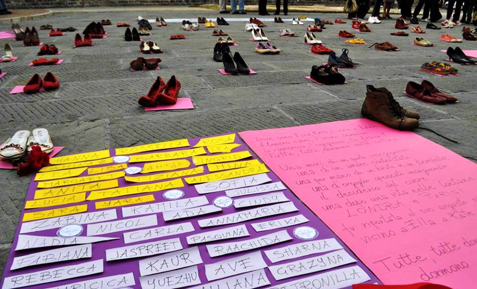 Una foto della manifestazione a Terni nel 2015