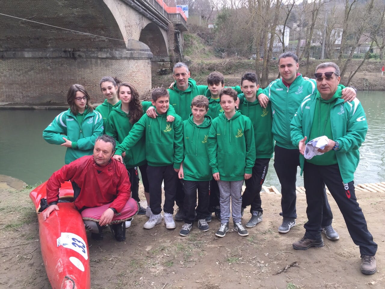 Il Gruppo canoe Terni a Città di Castello