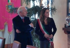 Il sindaco di Montefranco con l'ex prefetto Bellesini