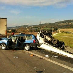 Incidente sul Rato, coinvolta la ‘stradale’