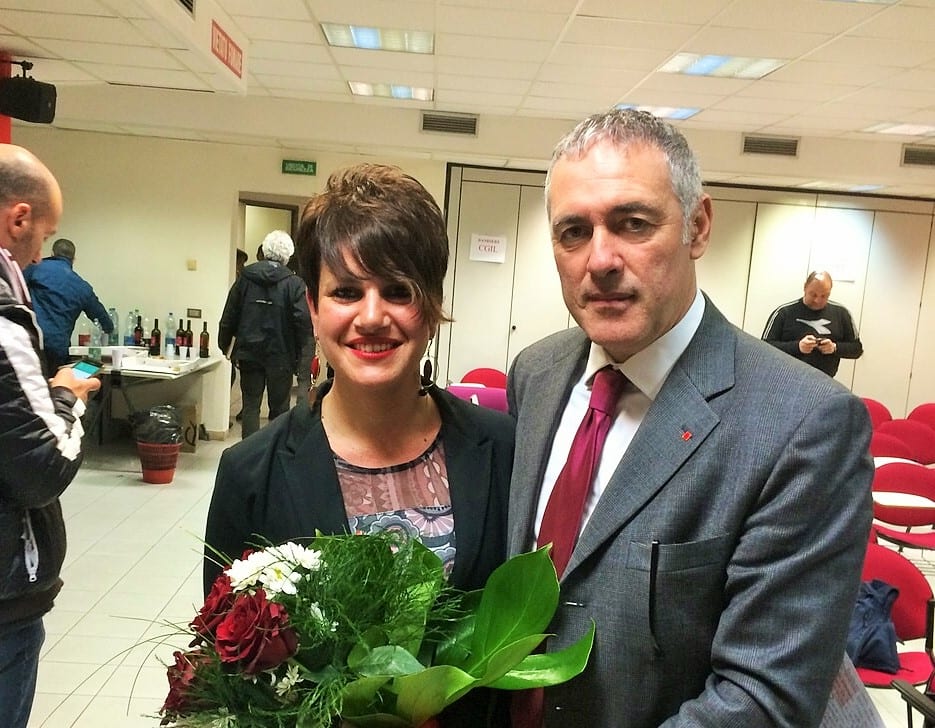Passaggio di consegne fra Marianna Formica e Sergio Cardinali