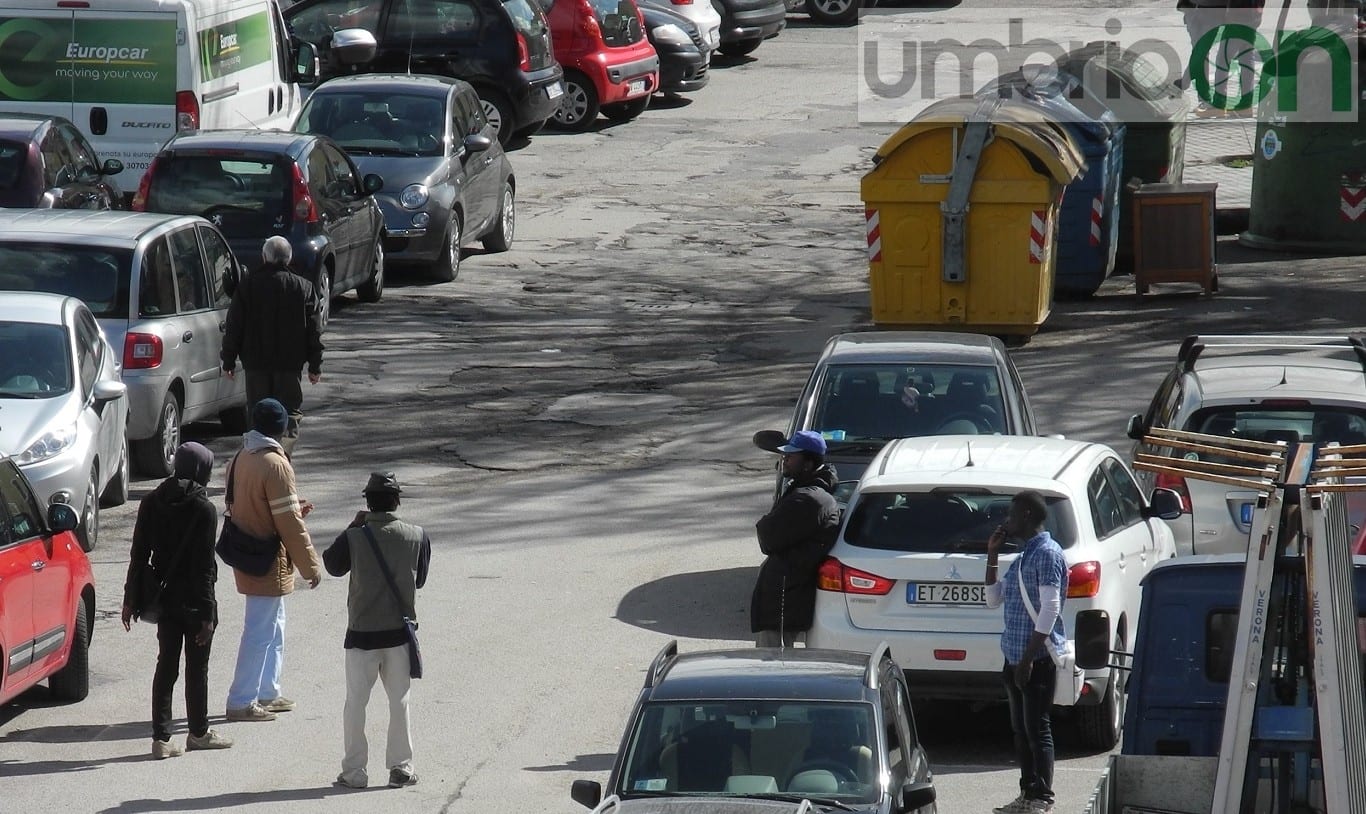 Il parcheggio del Centro Multimediale